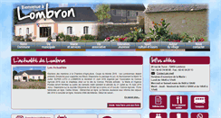 Desktop Screenshot of mairie-lombron.fr